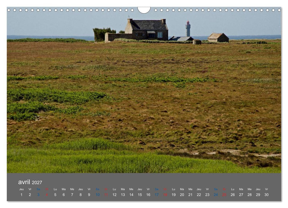 COULEURS d'OUESSANT (CALVENDO Calendrier mensuel 2027)