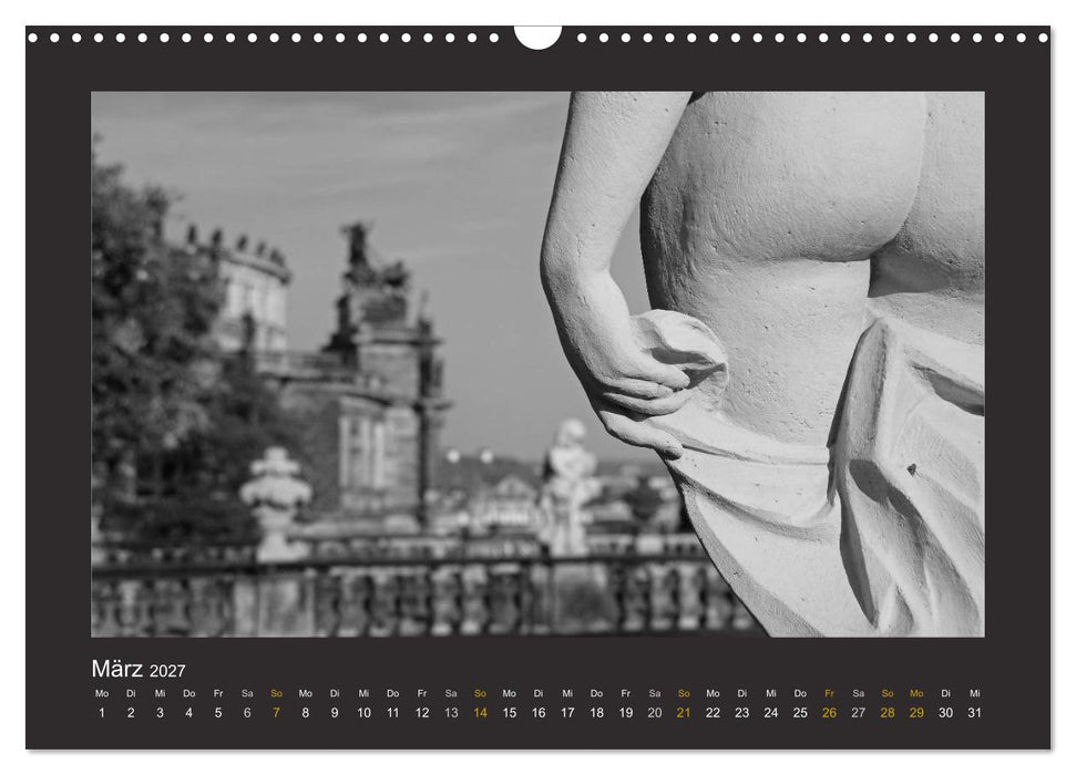 Dresdens stille Gesten (CALVENDO Wandkalender 2027)