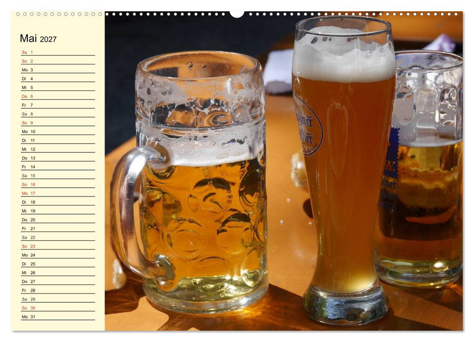 Bier. Die Kunst des Bierbrauens. Impressionen (CALVENDO Premium Wandkalender 2027)