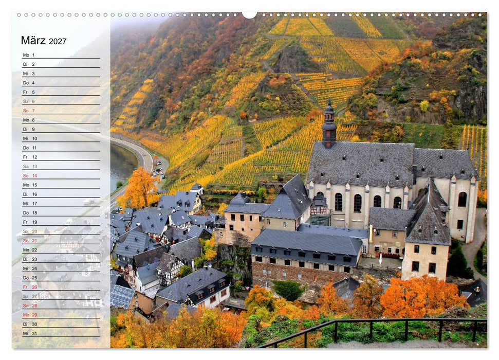 Eine Perle an der Mosel - Beilstein (CALVENDO Wandkalender 2027)