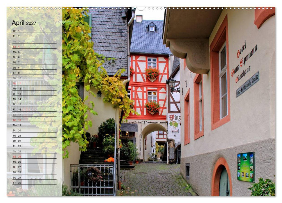 Eine Perle an der Mosel - Beilstein (CALVENDO Wandkalender 2027)
