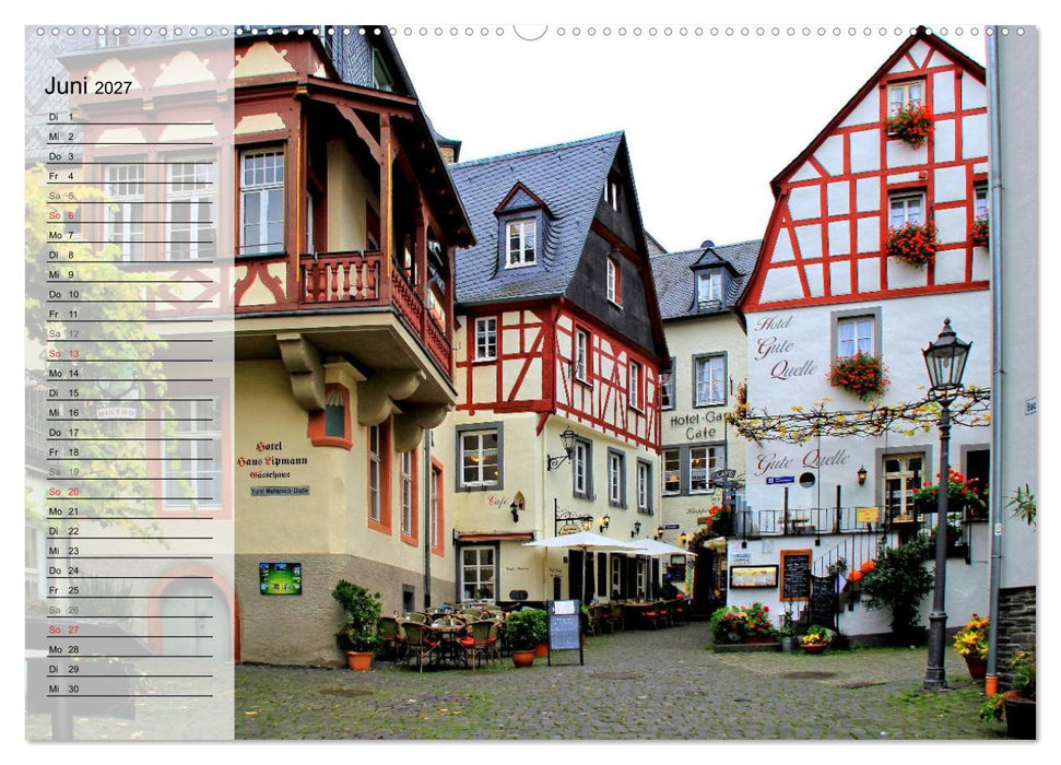 Eine Perle an der Mosel - Beilstein (CALVENDO Wandkalender 2027)