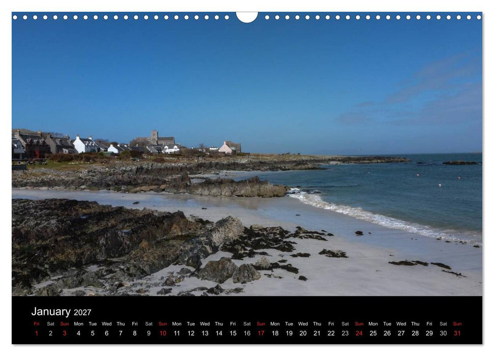 Iona Scotland's Mystical Isle (CALVENDO Monthly Calendar 2027)