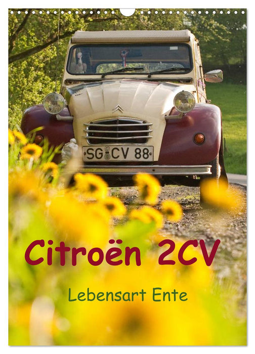 Citroën 2CV - Lebensart Ente (CALVENDO Wandkalender 2027)