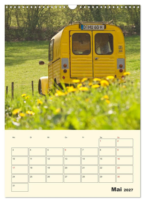 Citroën 2CV - Lebensart Ente (CALVENDO Wandkalender 2027)