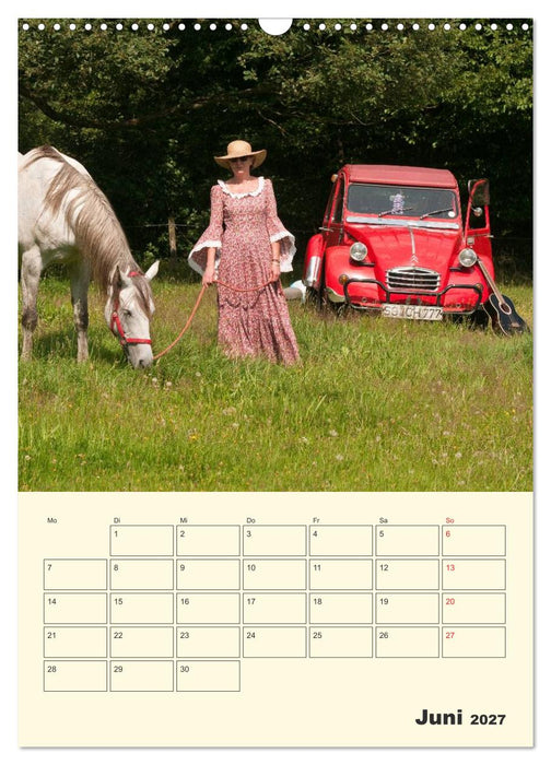 Citroën 2CV - Lebensart Ente (CALVENDO Wandkalender 2027)