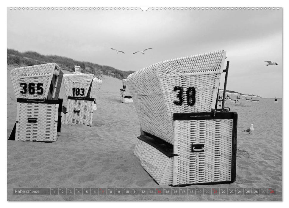 54°54'57"N 8°19'51"E SYLT (CALVENDO Premium Wandkalender 2027)