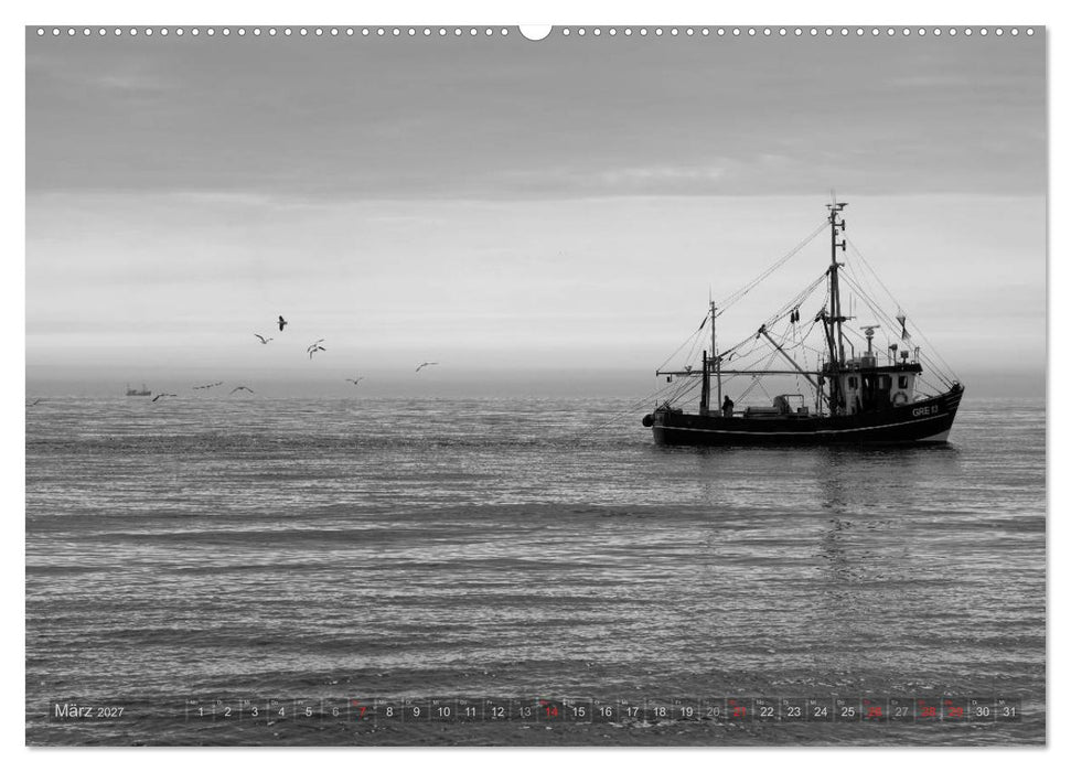 54°54'57"N 8°19'51"E SYLT (CALVENDO Premium Wandkalender 2027)