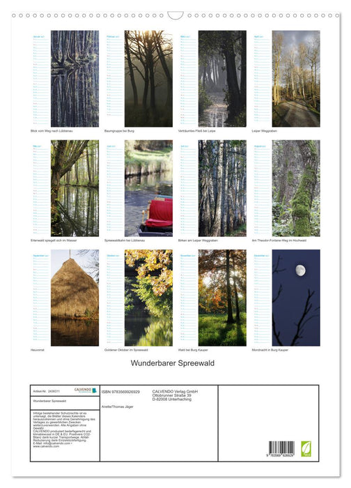 Wunderbarer Spreewald (CALVENDO Wandkalender 2027)