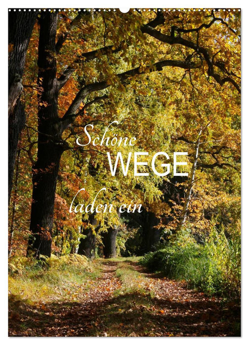 Schöne Wege laden ein (CALVENDO Wandkalender 2027)
