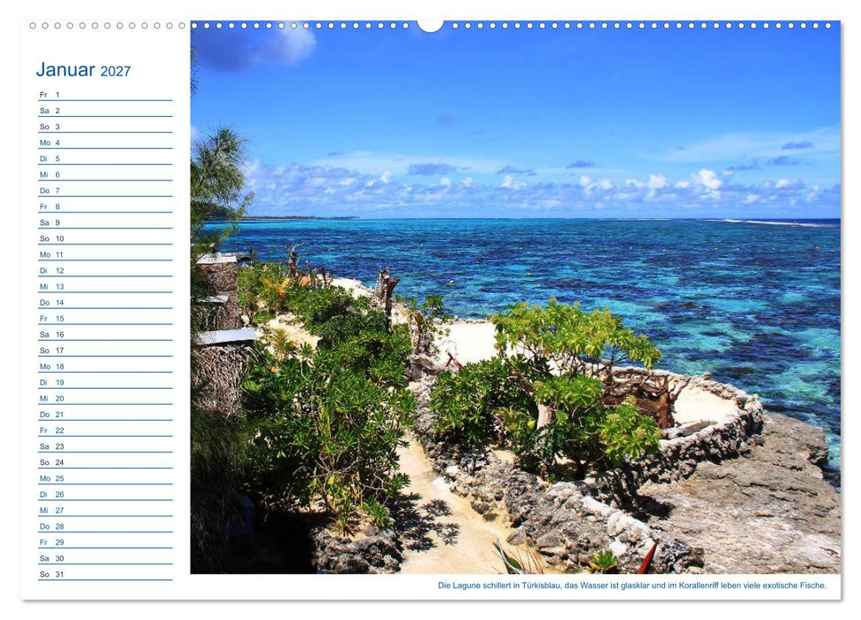 Südsee-Insel Mo'orea (CALVENDO Premium Wandkalender 2027)