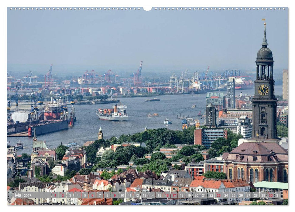 Hamburg Stadt an der Alster und Elbe (CALVENDO Premium Wandkalender 2027)