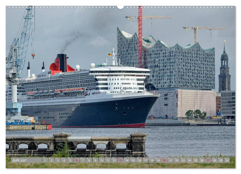 Hamburg Stadt an der Alster und Elbe (CALVENDO Premium Wandkalender 2027)