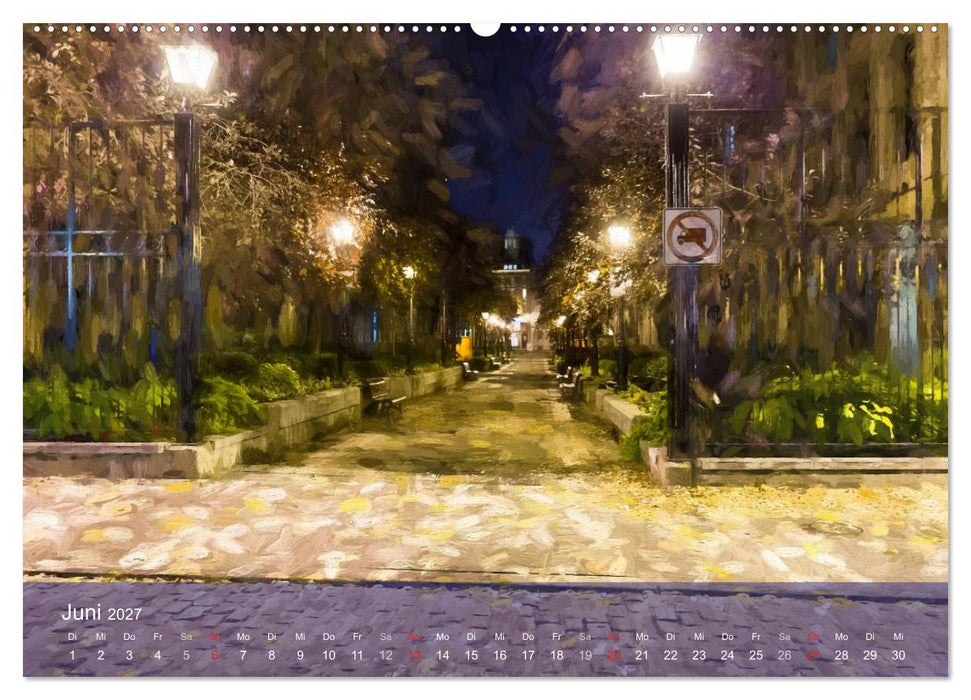Montreal bei Nacht (CALVENDO Premium Wandkalender 2027)