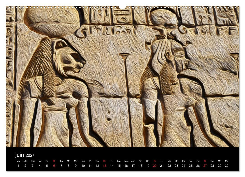 L'ÉGYPTE EN COULEURS (CALVENDO Calendrier supérieur 2027)