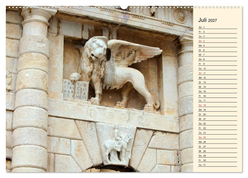 Zadar und Norddalmatien (CALVENDO Premium Wandkalender 2027)
