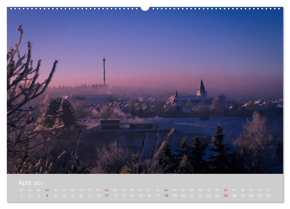 Winterberg - Stadtansichten (CALVENDO Premium Wandkalender 2027)