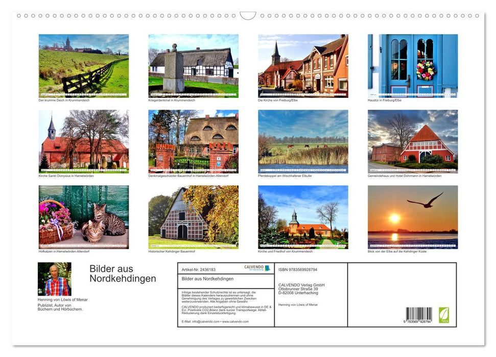 Bilder aus Nordkehdingen (CALVENDO Wandkalender 2027)