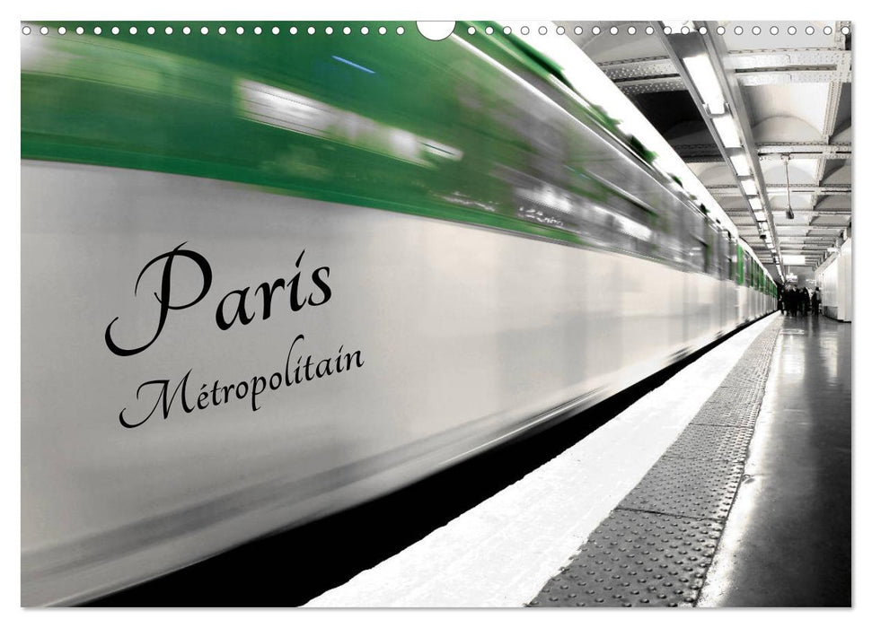 Paris Métropolitain (CALVENDO Calendrier mensuel 2027)