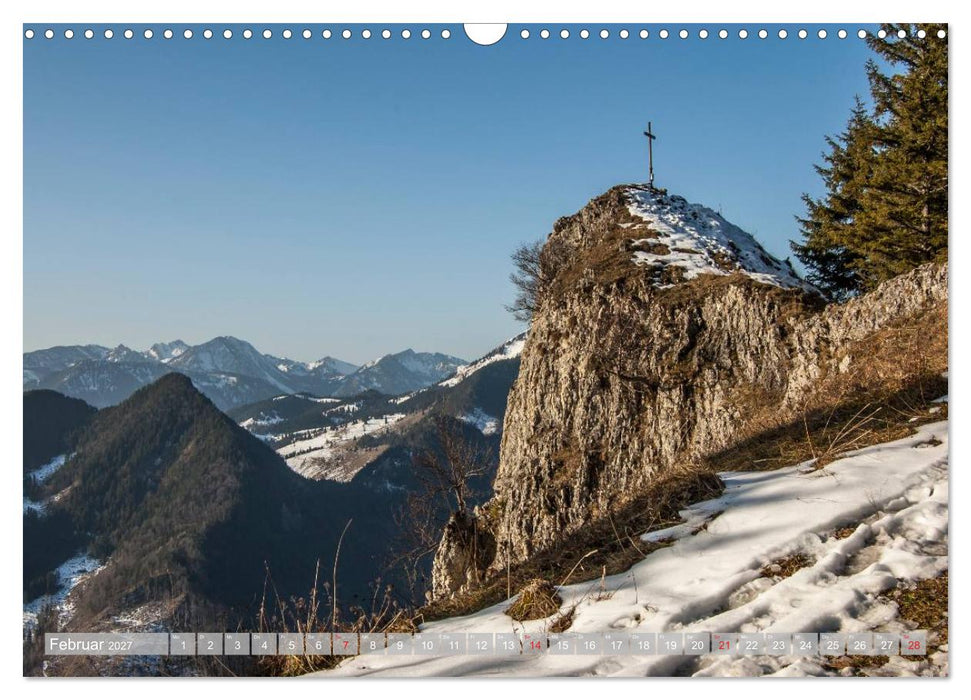 Gipfelkreuze auf bayerischen Bergen (CALVENDO Wandkalender 2027)