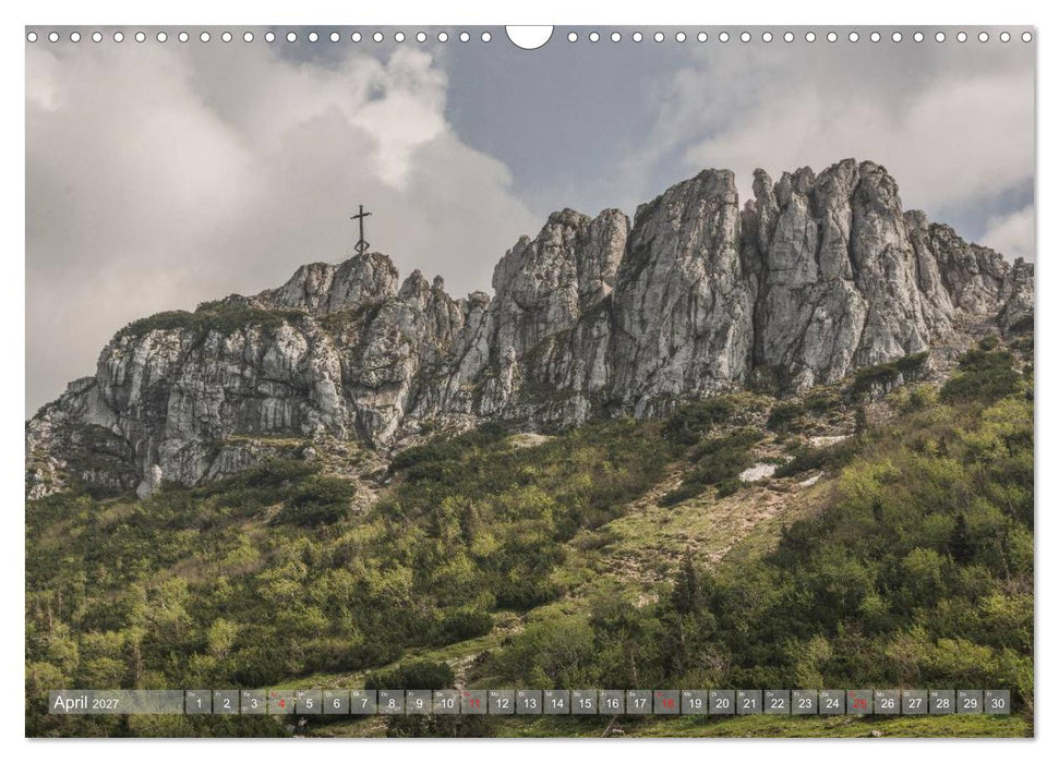 Gipfelkreuze auf bayerischen Bergen (CALVENDO Wandkalender 2027)