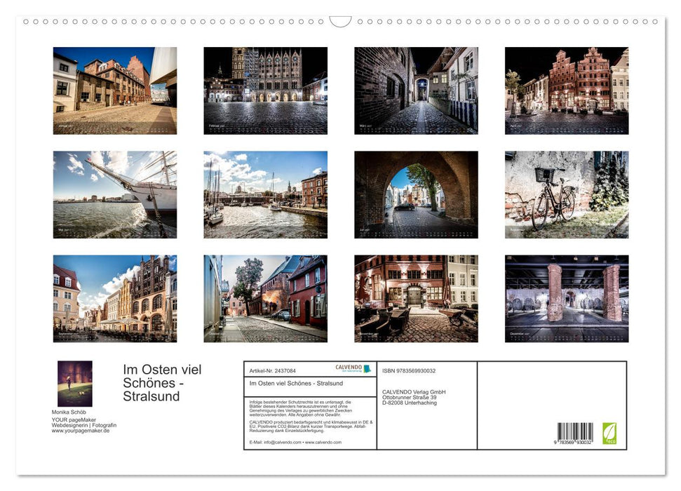 Im Osten viel Schönes - Stralsund (CALVENDO Wandkalender 2027)
