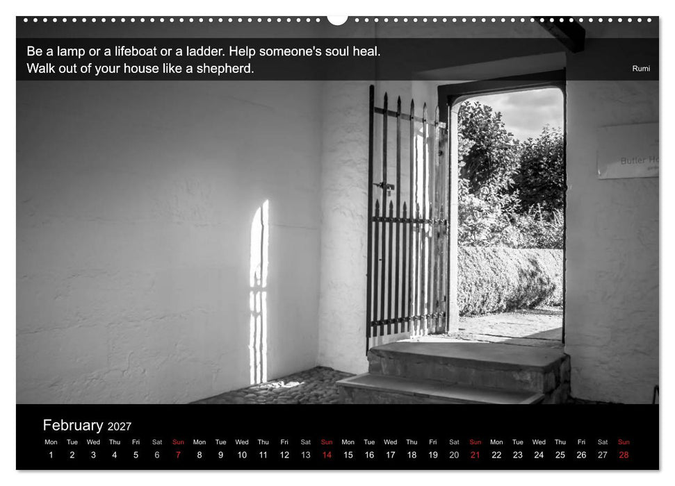 Through the Gate with Rumi (CALVENDO Premium-Calendar 2027)