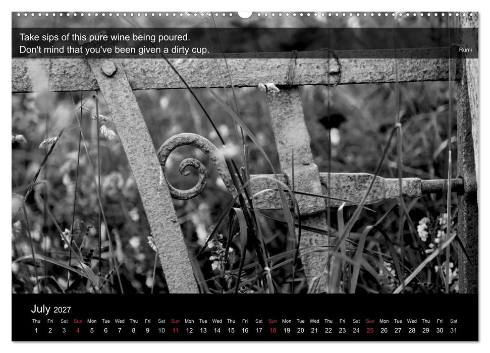 Through the Gate with Rumi (CALVENDO Premium-Calendar 2027)
