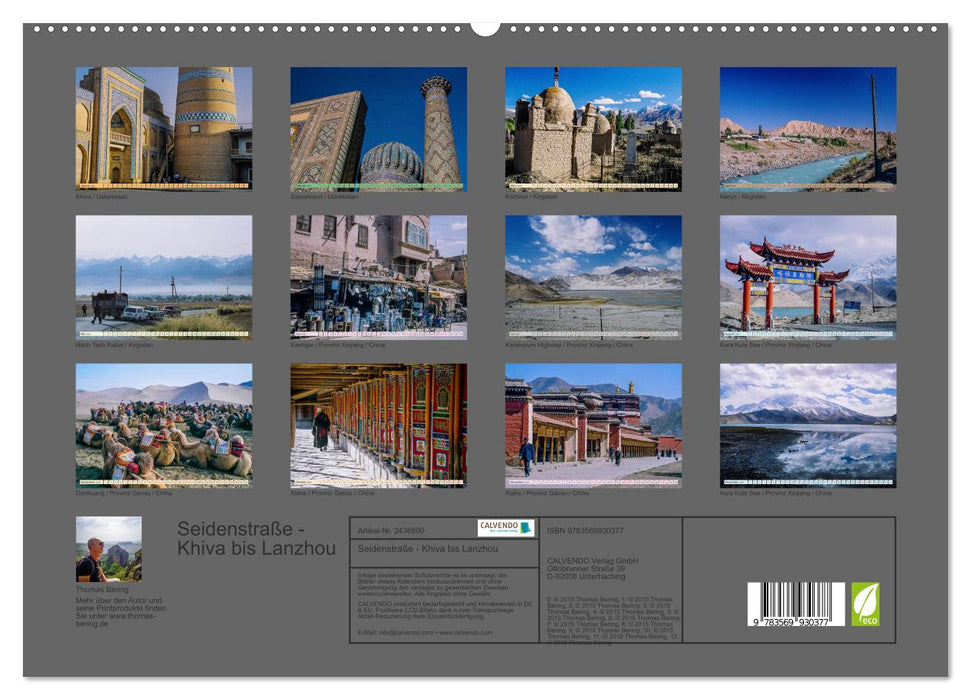 Seidenstraße - Khiva bis Lanzhou (CALVENDO Premium Wandkalender 2027)