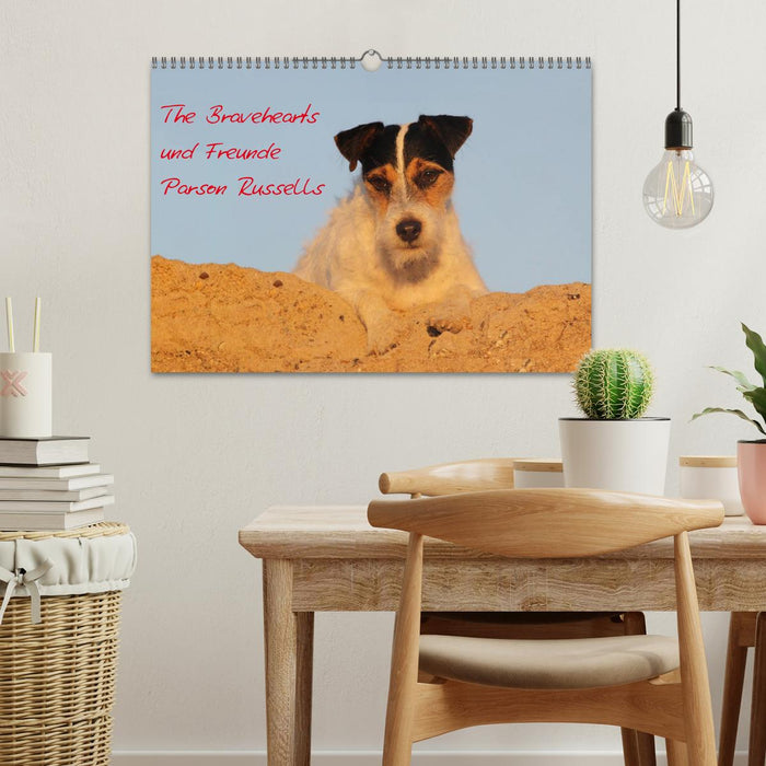 The Bravehearts und Freunde - Parson Russells (CALVENDO Wandkalender 2027)