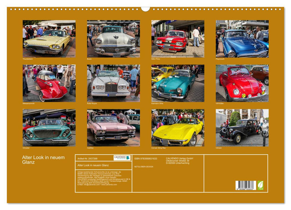 Alter Look in neuem Glanz (CALVENDO Wandkalender 2027)