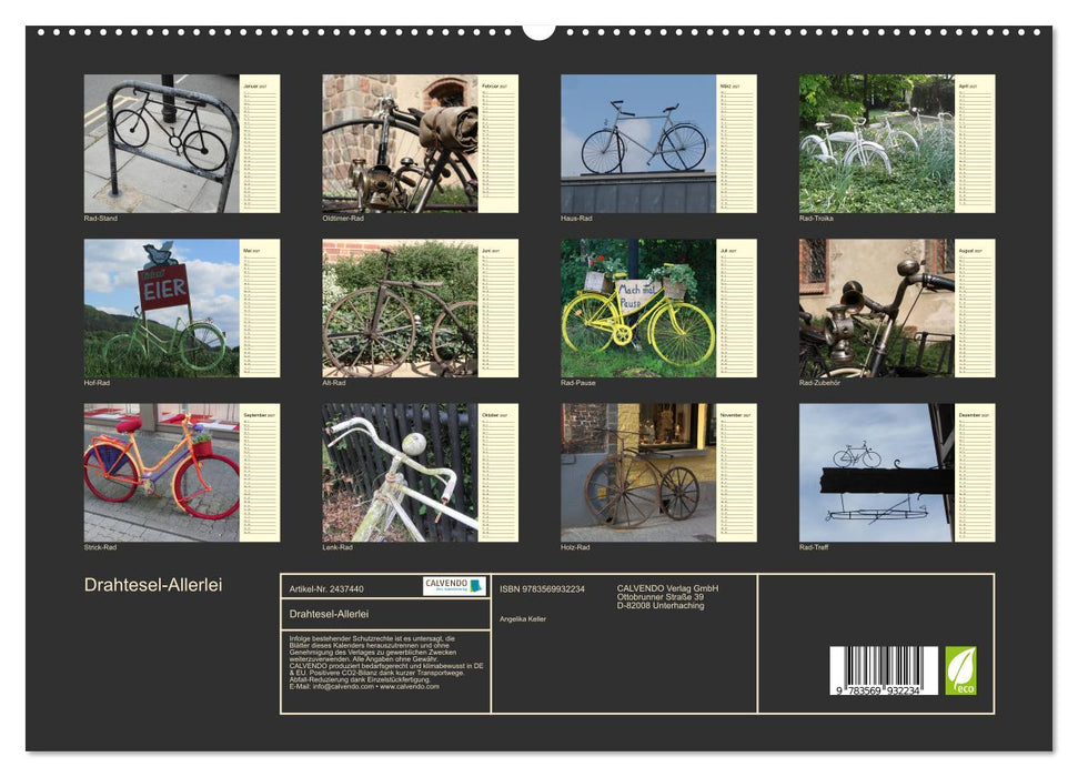 Drahtesel-Allerlei (CALVENDO Premium Wandkalender 2027)