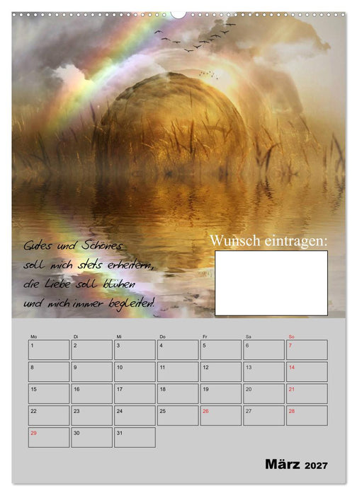 Wunsch- und Zauberkalender (CALVENDO Wandkalender 2027)