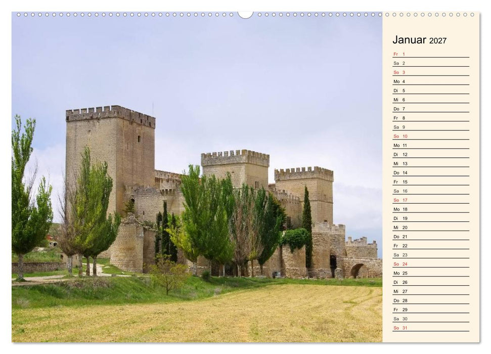 Burgen in Spanien (CALVENDO Wandkalender 2027)