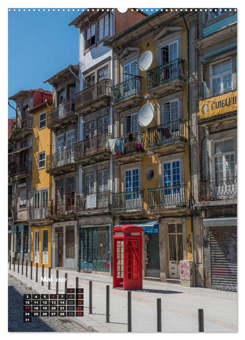 Porto Tag und Nacht (CALVENDO Premium Wandkalender 2027)