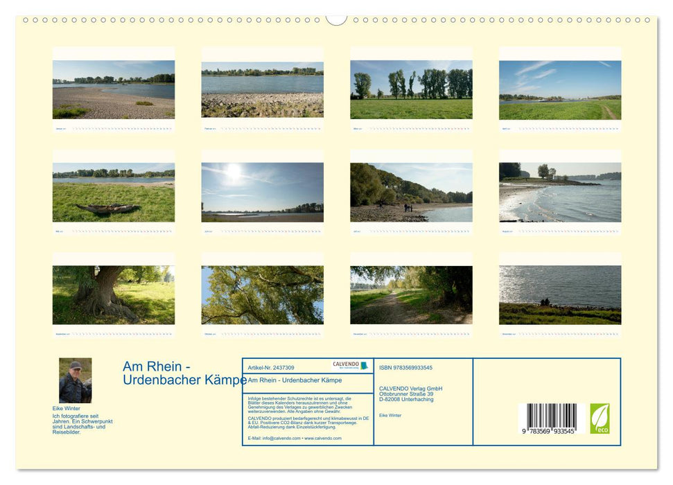 Am Rhein - Urdenbacher Kämpe (CALVENDO Premium Wandkalender 2027)