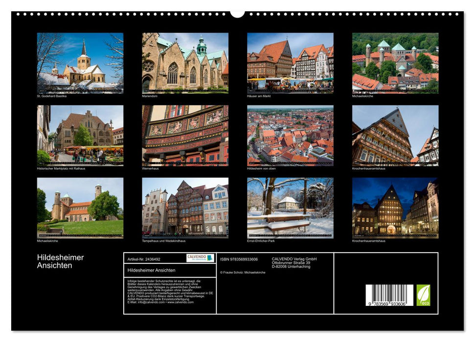 Hildesheimer Ansichten (CALVENDO Premium Wandkalender 2027)