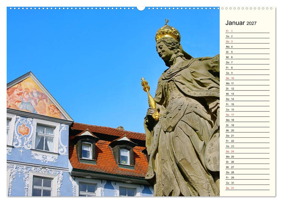 Bamberg und Fränkische Schweiz (CALVENDO Premium Wandkalender 2027)