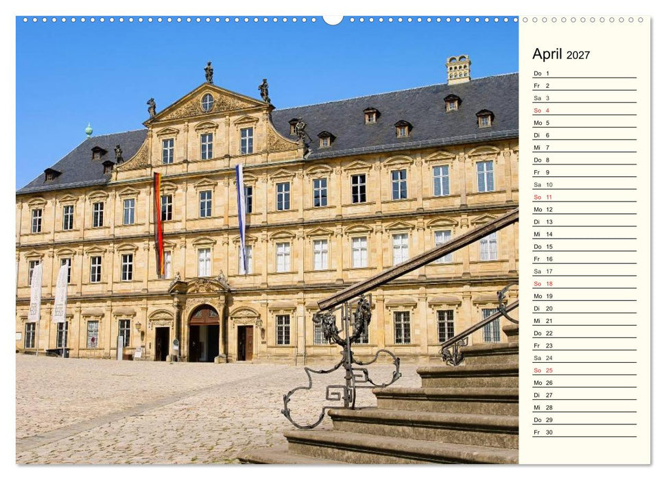 Bamberg und Fränkische Schweiz (CALVENDO Premium Wandkalender 2027)