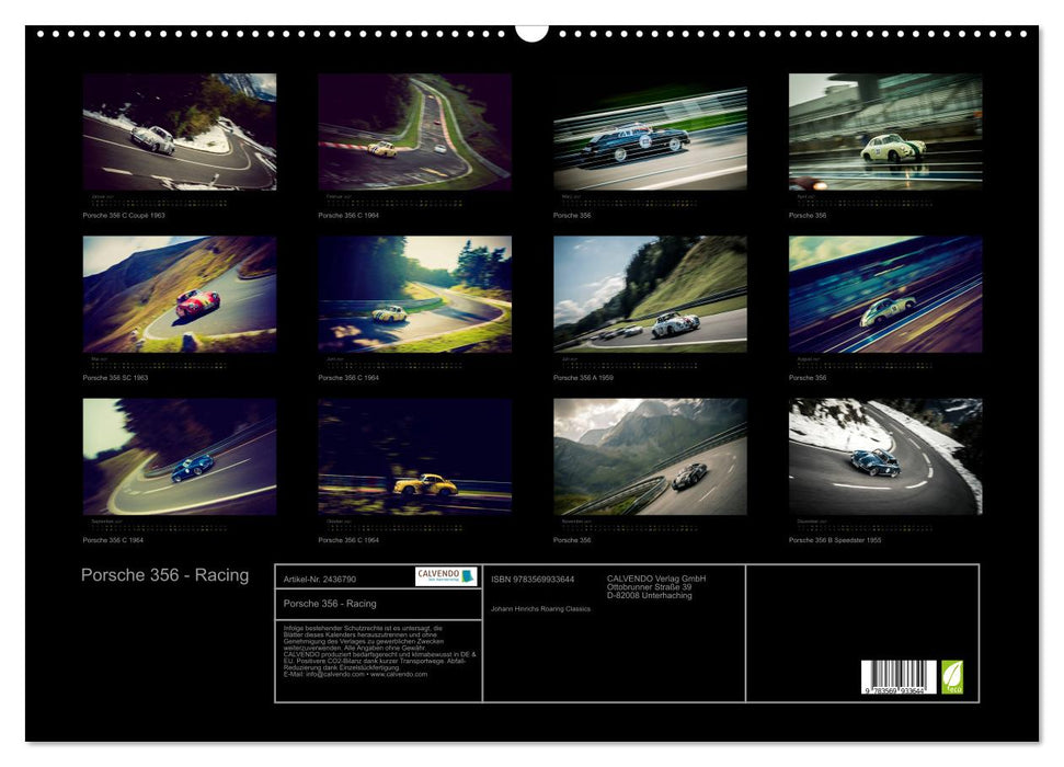 Porsche 356 - Racing (CALVENDO Wandkalender 2027)
