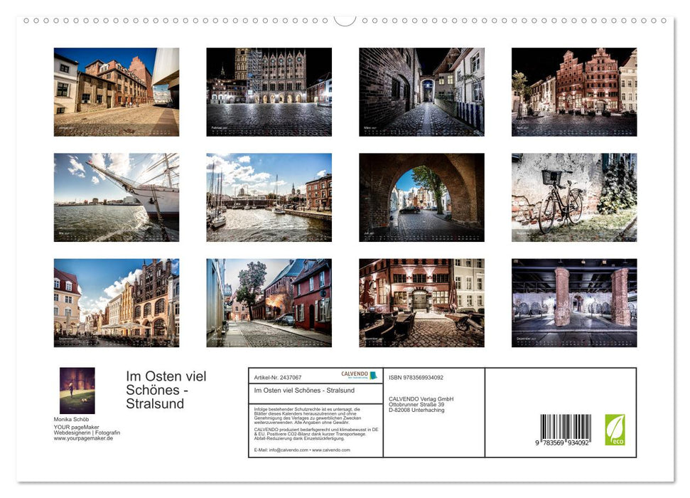 Im Osten viel Schönes - Stralsund (CALVENDO Premium Wandkalender 2027)