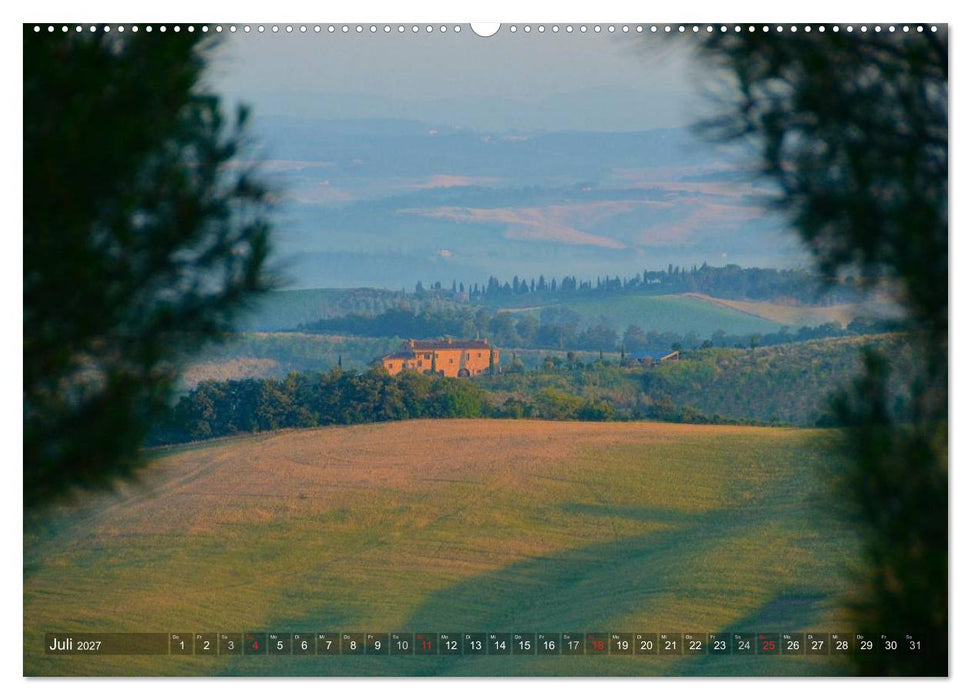 Toskana – Magie der Farben (CALVENDO Premium Wandkalender 2027)