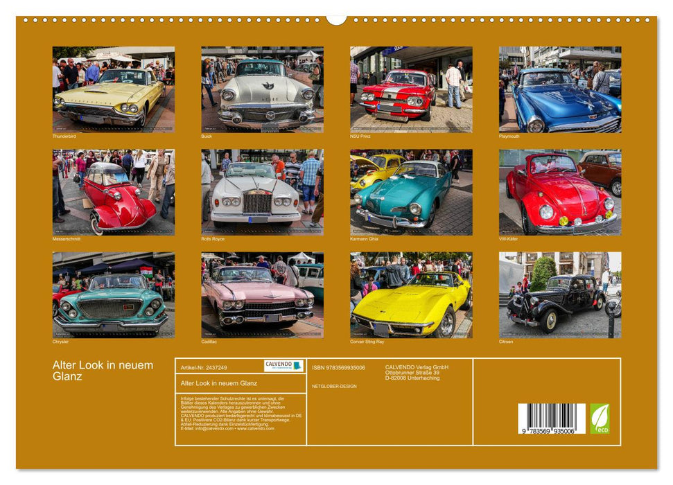 Alter Look in neuem Glanz (CALVENDO Premium Wandkalender 2027)