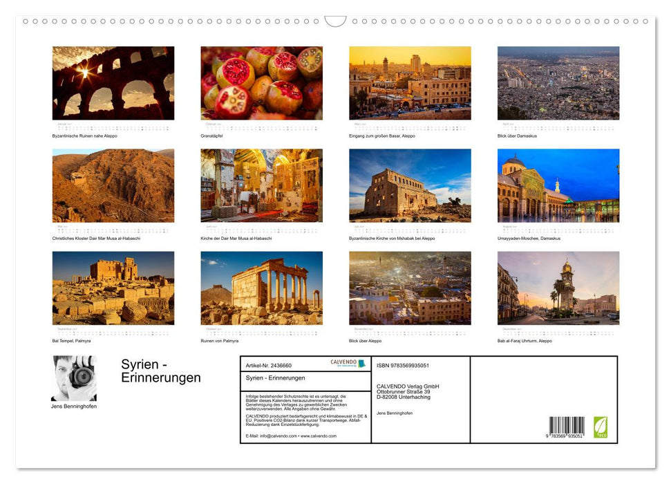 Syrien - Erinnerungen (CALVENDO Wandkalender 2027)