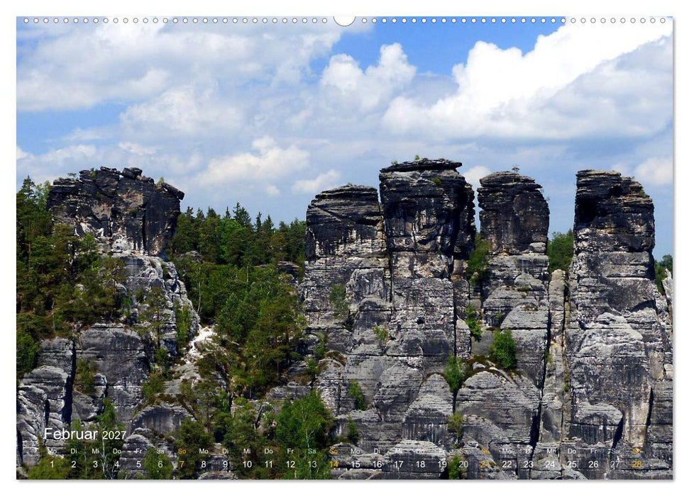 ElbsandSTEIN, kunstwerk der natur (CALVENDO Wandkalender 2027)