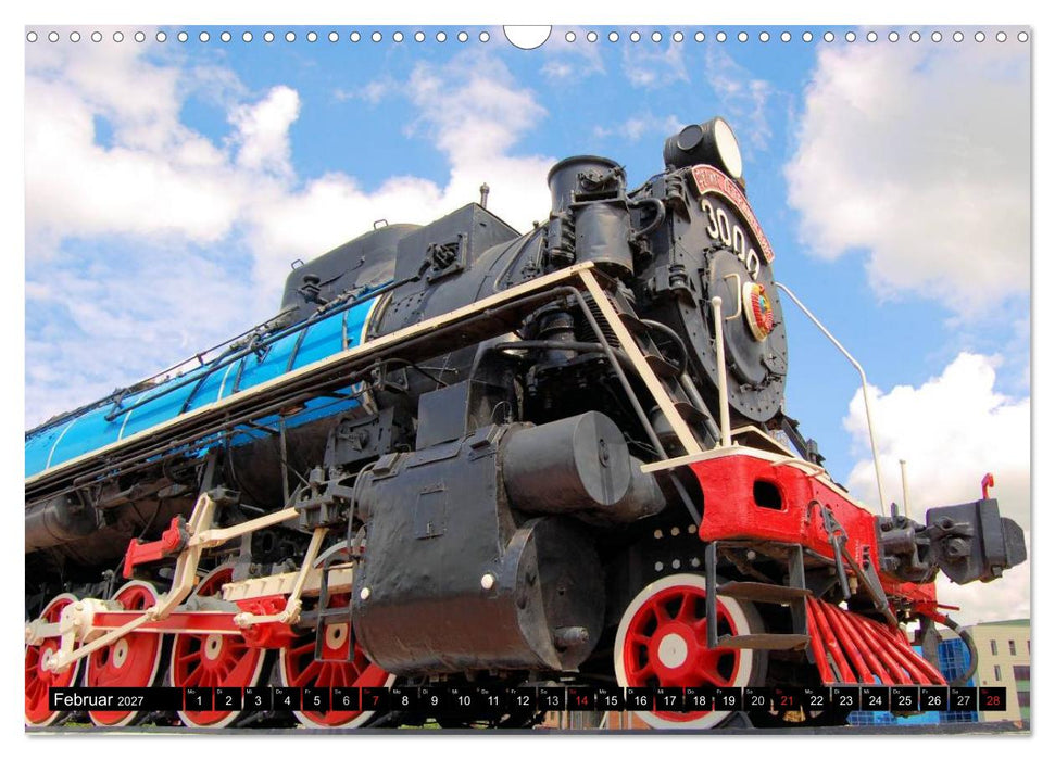 Der Transsibirische Eisenbahn Kalender (CALVENDO Wandkalender 2027)