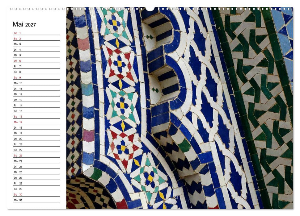 Marokko in Farbe (CALVENDO Premium Wandkalender 2027)