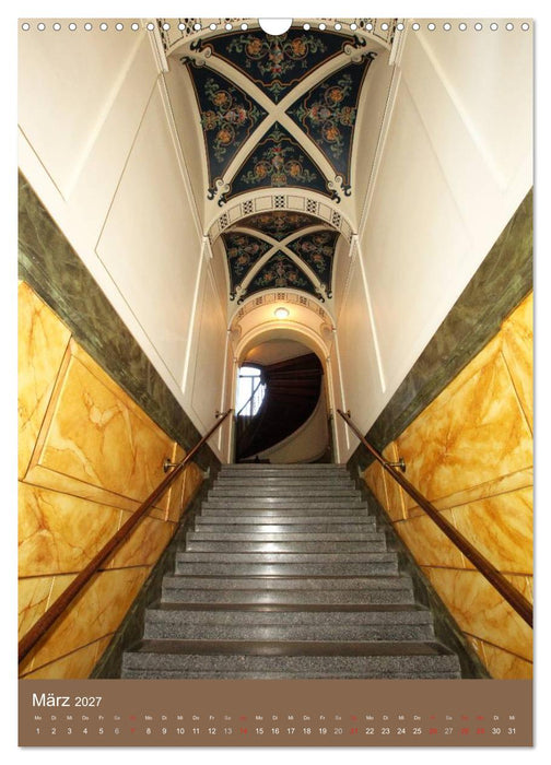 Historische Innenansichten - Leipziger Jugendstil (CALVENDO Wandkalender 2027)
