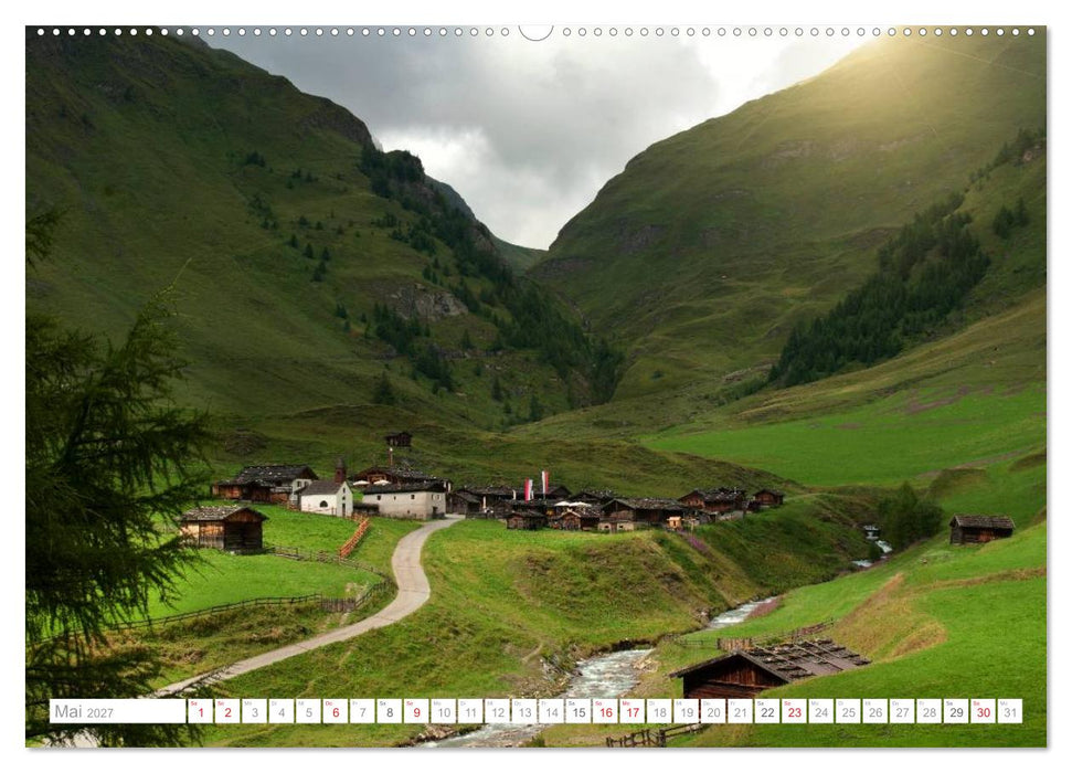 Bekannte und unbekannte Wanderziele in Südtirol (CALVENDO Wandkalender 2027)