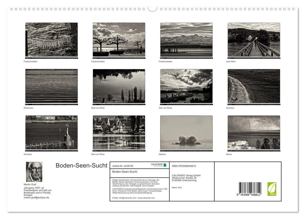 Boden-Seen-Sucht (CALVENDO Premium Wandkalender 2027)